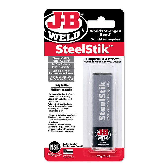 J-B WELD Steel Epoxy Putty Stick 57g