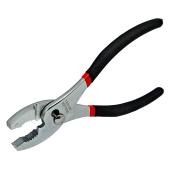 Fuller Slip Joint Pliers - Forged Alloy Steel - Rubber-dipped Handles - 8-in L