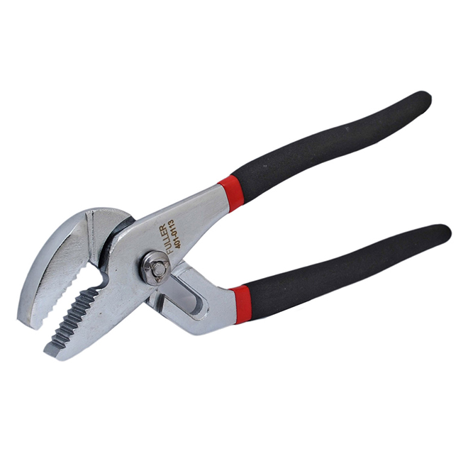 Fuller Groove Joint Pliers - Oil-Resistant Handles - Forged Alloy Steel - 10-in L