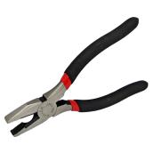 Fuller Forged Alloy Steel Linesman Pliers - Black/Red - Oil-Resistant Handle - 7-in L