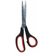 Fuller Tool All Purpose Scissors - 8-1/2-in - Stainless Steel - Black and Red
