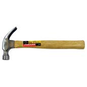 Marteau à panne fendue courbée 16 oz en bois et acier