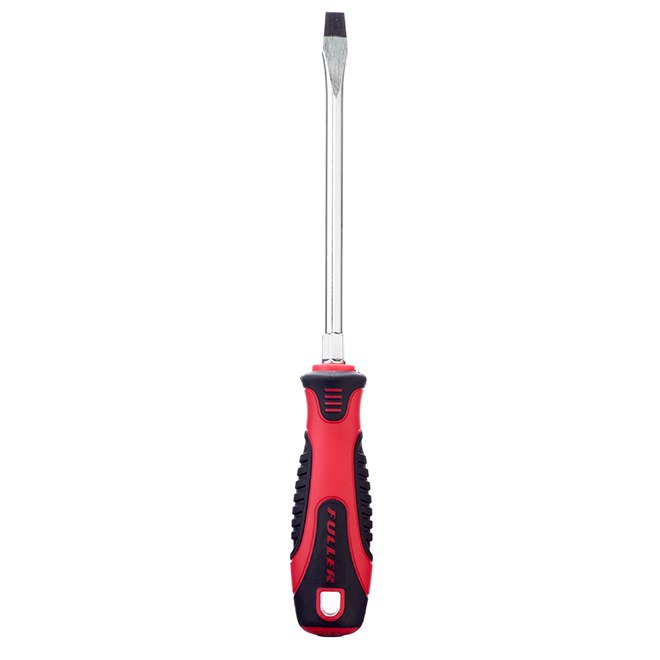 Tournevis plat, 5/16" x 6", rouge et noir