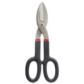 Fuller Snips - 10-in - Straight Cut - Red and Black