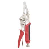 Long Nose Locking Pliers - 6" - Red and Black