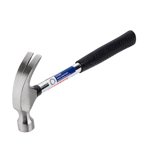 Curved-Claw Hammer with Comfort Grip - 16 oz