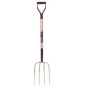 Fourche à engrais en acier forgé, 4 fourches, 9 1/4''