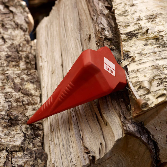 Garant Torpedo Splitting Wedge - 7.25-in x 3-in - Steel - Red