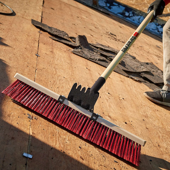 Garant Pro Series Industrial-Grade Roofer's Brush - 24-in