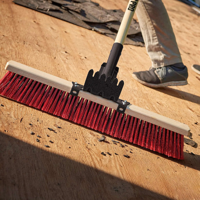 Garant Pro Series Industrial-Grade Roofer's Brush - 24-in