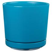 Jardinière ultrabrillante Dynamic Design, 12 po, sarcelle