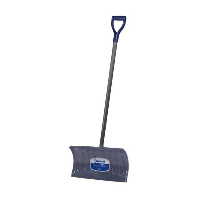 KOBALT Shovel Snow Pusher 21" Polypropylene Grey KBPP21SAKD RONA