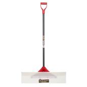 Grattoir à neige de qualité industrielle, 30", blanc/rouge