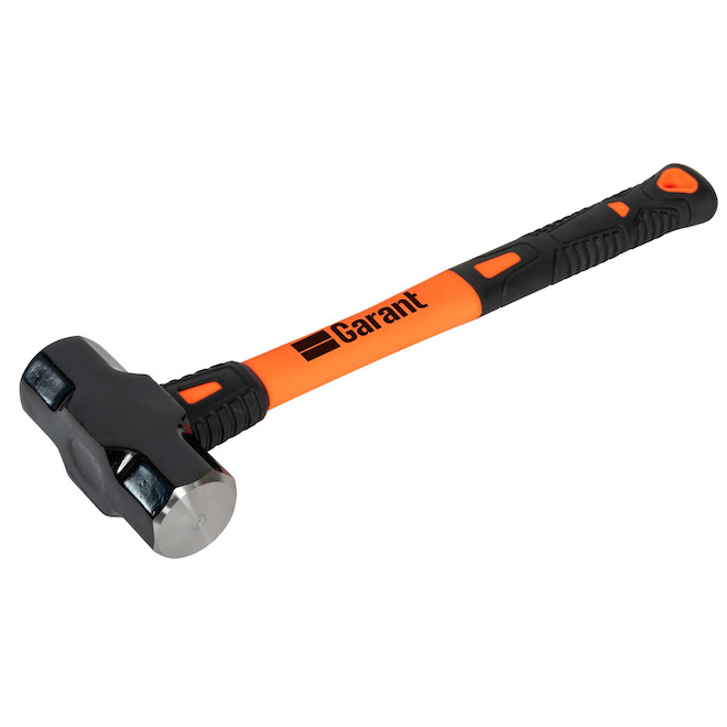 Garant Forged and Tempered Steel Sledge Hammer - 16-in Fibreglass Handle - 4-lb