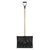 Garant 18-in Snow Shovel with Black Poly Blade