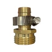 Pro Flow Brass 5/8-in Male Hose Connector Replacement - hose clamp included