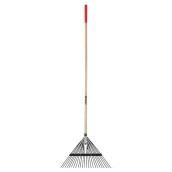 Garant Wood Handle Steel Lawn Rake - 24-in