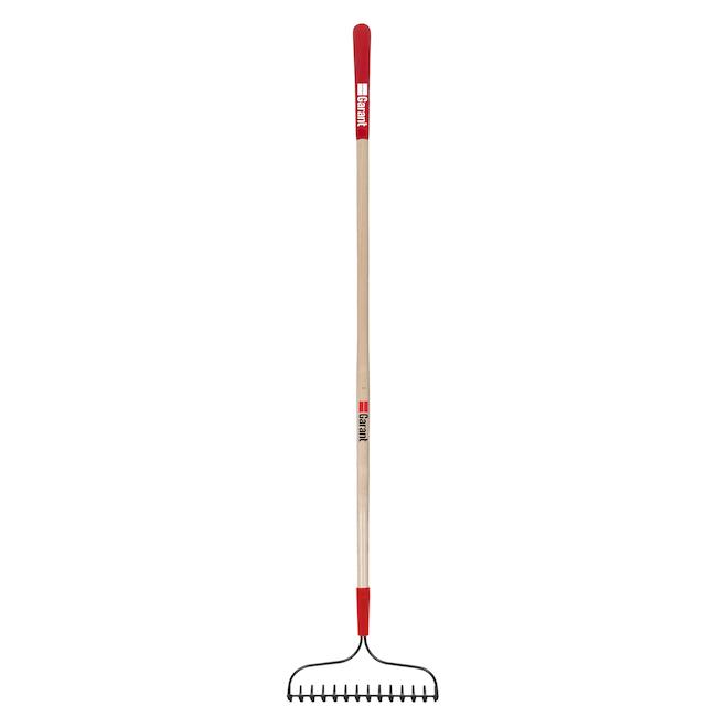 Garant 14-Tooth Wood Handle Steel Bow Rake - 15-in