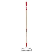 Garant 14-Tooth Wood Handle Steel Bow Rake - 15-in