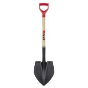 Garant Wood D Handle Steel Excavator Shovel with Extra-Large Footsteps - 42-in