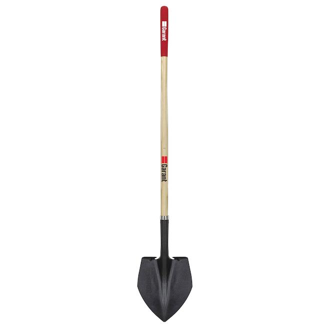 Garant Excavating Shovel with Long Handle and Arrow-Shaped Blade - 62-in