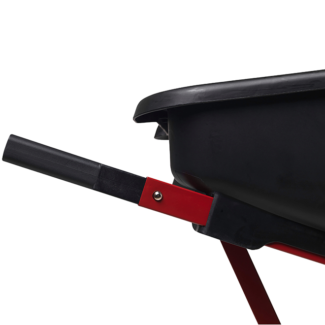 Garant Compact Wheelbarrow 4-ft³ with Telescopic Handles and 190-lb Capacity