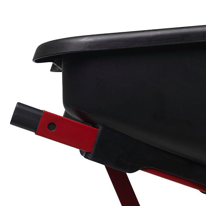 Garant Compact Wheelbarrow 4-ft³ with Telescopic Handles and 190-lb Capacity