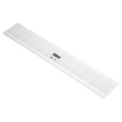 Euramax Snap-In Gutter Filter Gutter Guard - White - PVC - 1 Per Pack - 3-ft L x 6 1/2-in W
