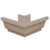 Coin extérieur/onglet de gouttière en aluminium de style K Amerimax beige, 5 po