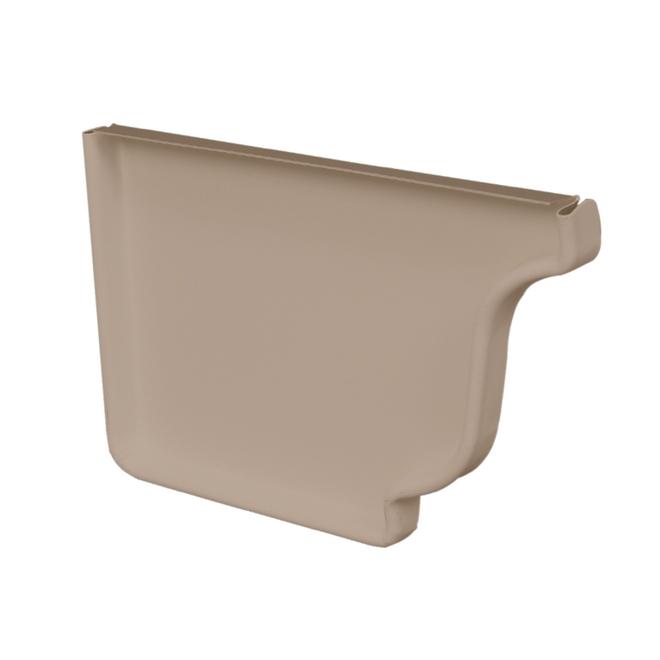 Amerimax 5-in Aluminum Left End Gutter Cap