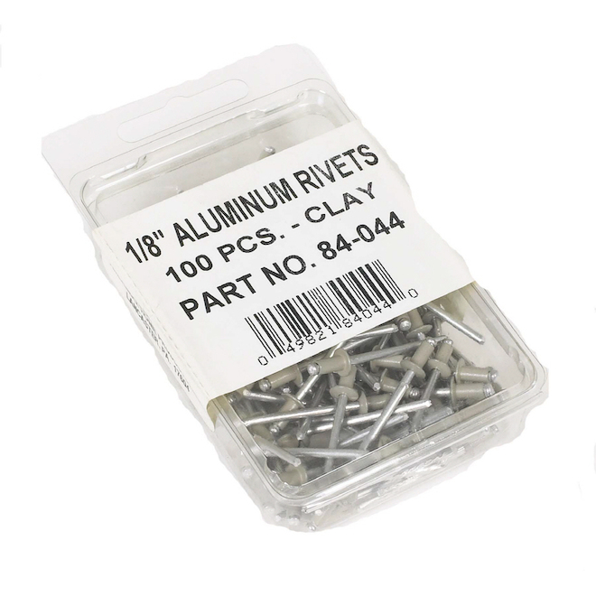 Rivet en aluminium 1/8 po paquet de 100 Amerimax