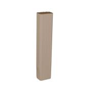 Amerimax 2.188-in Natural Clay Aluminum Downspout Extension