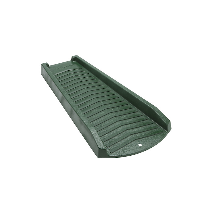 Amerimax 24-in x 11.5-in x 2-in Plastic Splash Block - Green