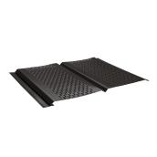 Soffite d'avant toit ventilé Amerimax de 12 po x 12 pi en aluminium noir