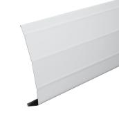 Bordure de toit Amerimax de 6 po x 12 pi en aluminium blanc lisse