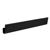 Moulure en J Amerimax 1/2 po x 12 pi en aluminium noir