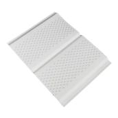 Soffite d'avant toit ventilé Amerimax de 12 po x 12 pi en aluminium blanc