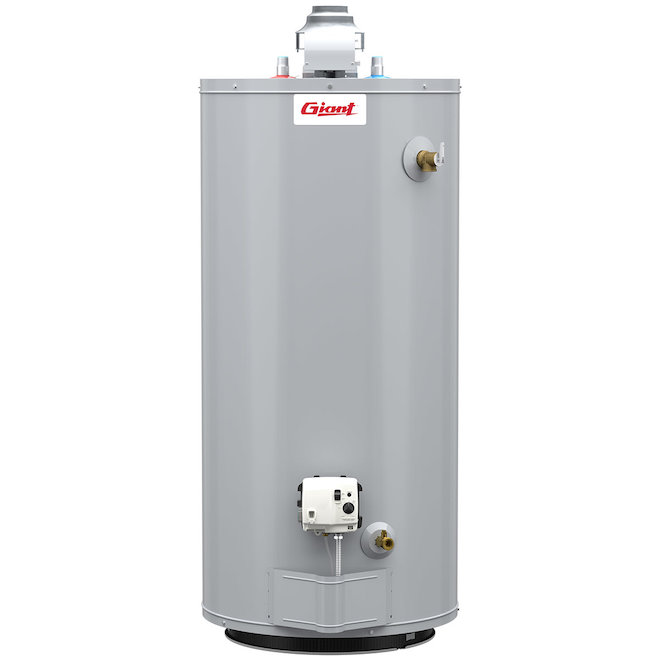 Giant 40,000BTU 50Gal Atmospheric Vent with Power Damper Natural Gas