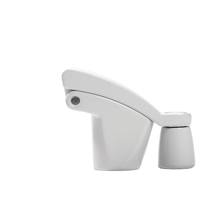 Ideal Security Window Casement Handles - 2 Per Pack - White - Fold-Away - 5-in L x 3 29/32-in W