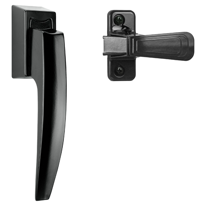 Pull Handle for Storm and Screen Doors - Zinc - Black