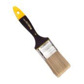 Simms Ultra Grip Flat Paint Brush - Straight - Stainless Steel Ferrule - Synthetic Polyester - 5 1/2-in L x 2-in W
