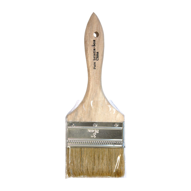 Simms Utility Paint Brush - Industrial Applications - Natural Bristle - 2 15/16-in W - Wood Handle