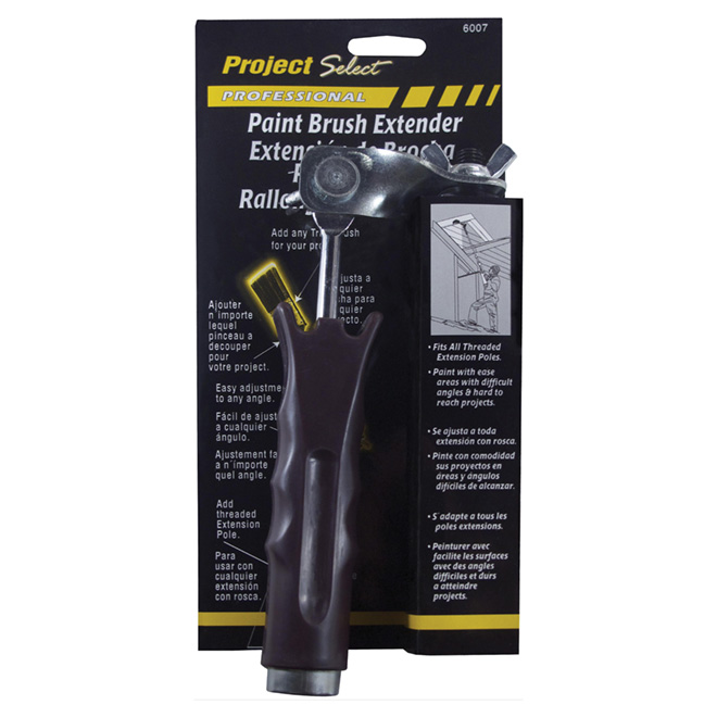 Simms Project Select Paint Brush Extender - Adjustable - Metal and Plastic - Black