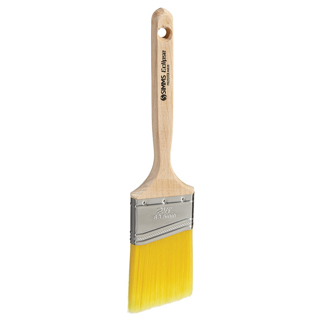 Simms Eclipse Paintbrush - Angular - 2 1/2-in W x 3-in L - Synthetic Fibers