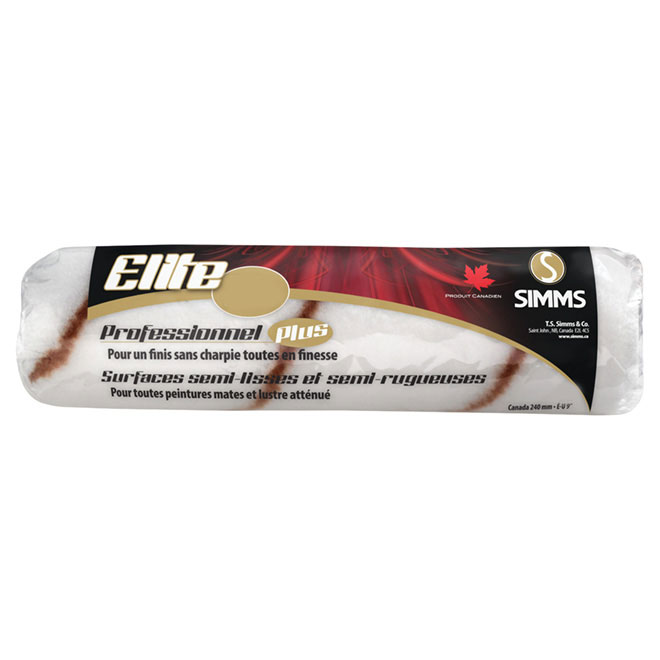Simms Elite Professional Plus Roller Refill - Woven Fabric - Lint Free - 9 1/2-in W