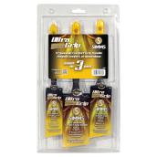 Simms Ultra Grip Polyester Angle 2.5-in Paint Brush Multi-Pack Brush Set 3-Pack