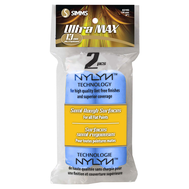 4-in Ultra Max - Lint Free Hybrid Blend Fabric Mini Roller Refills