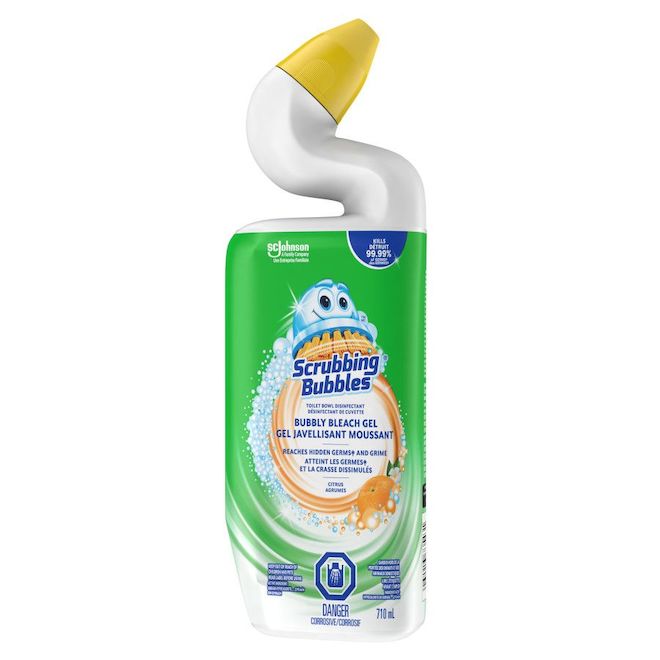 Nettoyant pour cuvette de toilette 710 ml Scrubbing Bubbles, agrumes