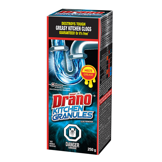 Drano Kitchen Clog Remover - Granules - 250 Gram