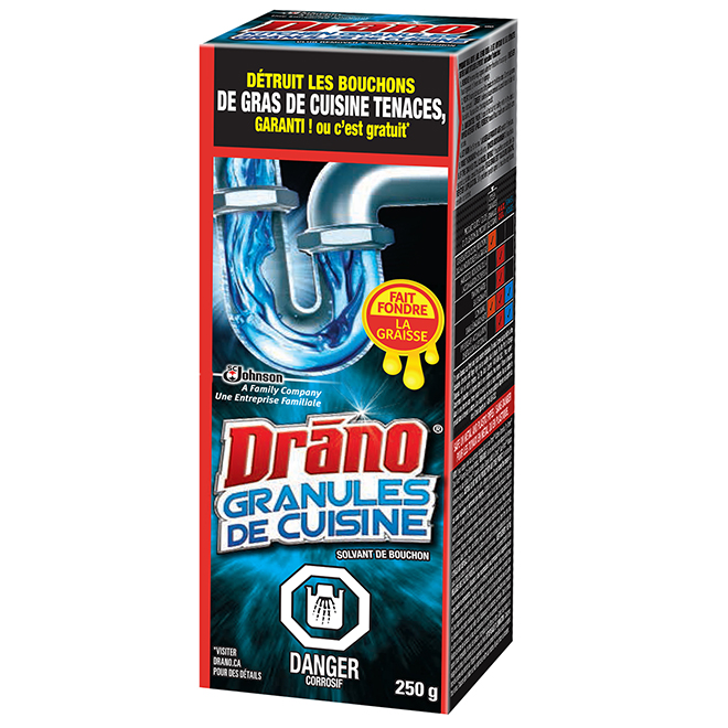 Drano Kitchen Clog Remover - Granules - 250 Gram